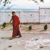 Preparing for Lamas' arrival, Kopan, 1974