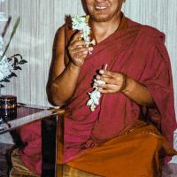 Lama and the Vajra flower empowerment