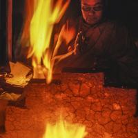 Lama at Tushita, 1983