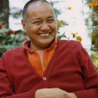 Lama at Tushita, Dharamsala,1979