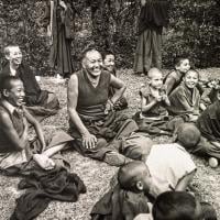 Lama with MEC students on picnic, 1979