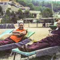 Lama and Zong Rinpoche, Ibiza, 1978