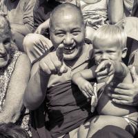 Lama at Maitreya 1981