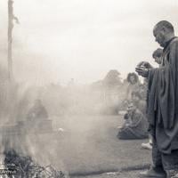 Fire puja, Manjushri, 1980