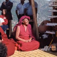 Lama Yeshe and Geshe Losang Tsultrim, 1982