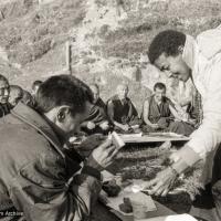 Max serving Rinpoche, 1972