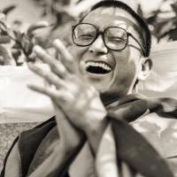 Rinpoche at Manjushri London, 1983