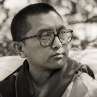 Rinpoche at Manjushri London, 1983
