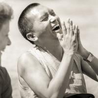 Rinpoche at Waterlow Park, 1983