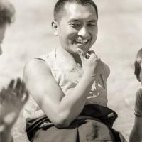 Rinpoche at Waterlow Park, 1983