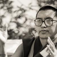 Rinpoche at Manjushri London, 1983