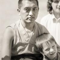 Rinpoche at Waterlow Park, 1983
