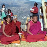 Lama Yeshe and Geshe Losang Tsultrim, 1982