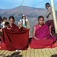 Lama Yeshe and Geshe Losang Tsultrim, 1982