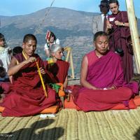 Lama Yeshe and Geshe Losang Tsultrim, 1982