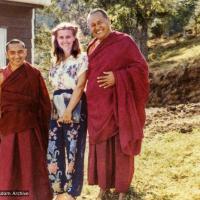 Maria with the lamas, Chenrezig, 1979
