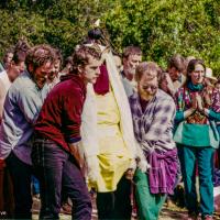 Cremation of Lama Yeshe, 1984