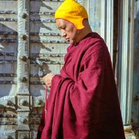 Photo Shoot with Rinpoche, Taos 1999