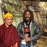 Photo Shoot with Rinpoche, Taos 1999