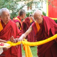 Rinpoche Blessing the Kalachakra Stupa, 2010