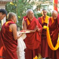 Rinpoche Blessing the Kalachakra Stupa, 2010