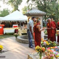 Rinpoche Blessing the Kalachakra Stupa, 2010
