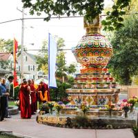 Rinpoche Blessing the Kalachakra Stupa, 2010