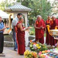 Rinpoche Blessing the Kalachakra Stupa, 2010