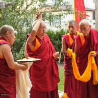 Rinpoche Blessing the Kalachakra Stupa, 2010