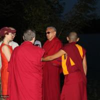 Rinpoche at Walden Pond, 2010