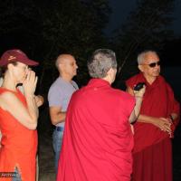 Rinpoche at Walden Pond, 2010