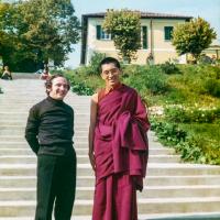 Rinpoche with Father Gentili