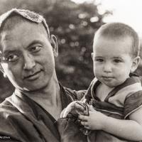 Rinpoche and Osel, 1986