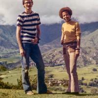 Robbie Solick and Jan Willis, Kopan, 1972