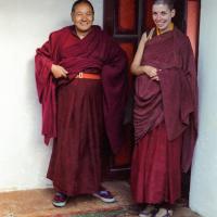 With Pemo, Kopan, 1983