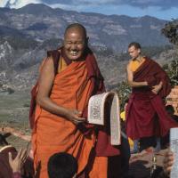 Lama and Pelgye, Kopan, 1978