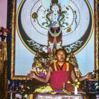 Lama teaching, Manjushri, 1982