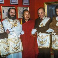 Lama with the Masons, 1983