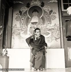Lama Zopa Rinpoche at Tushita, 1973