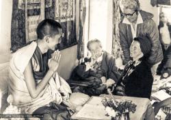 Lama Zopa Rinpoche and Bea Ribush, 1973