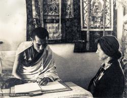 Lama Zopa Rinpoche and Bea Ribush, 1973