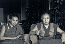Lama Zopa Rinpoche and Lama Yeshe, 1983