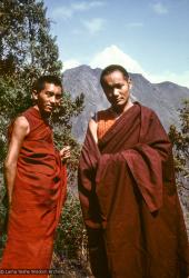 Lama Zopa and Lama Yeshe, Lawudo, 1970