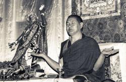 Lama Yeshe teaching at Tushita, 1983