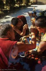 Lama painting Tara, 1976