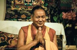 Lama teaching at VPI, 1983