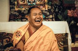 Lama teaching at VPI, 1983