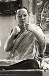 Lama teaching, Yucca Valley, 1977