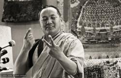 Lama teaching, Yucca Valley, 1977
