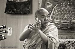 Lama teaching, Yucca Valley, 1977